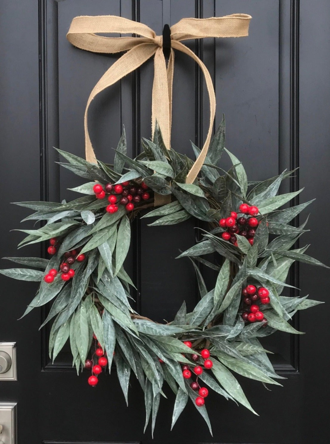 Modern Simple Christmas Wreath