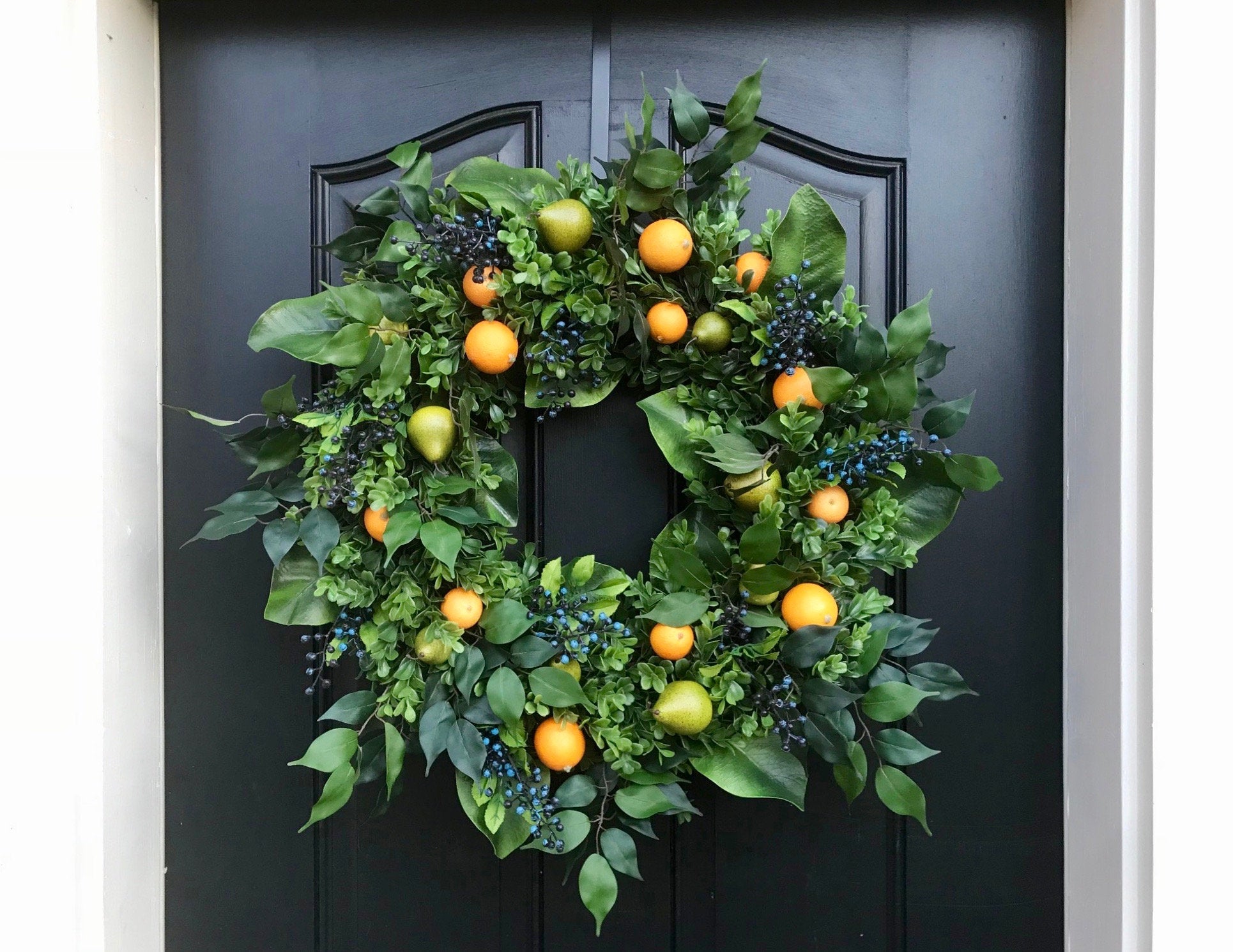 Colonial Williamsburg-Style Fruit Wreath - TwoInspireYou