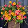 Gerber Daisy Basket Wreath
