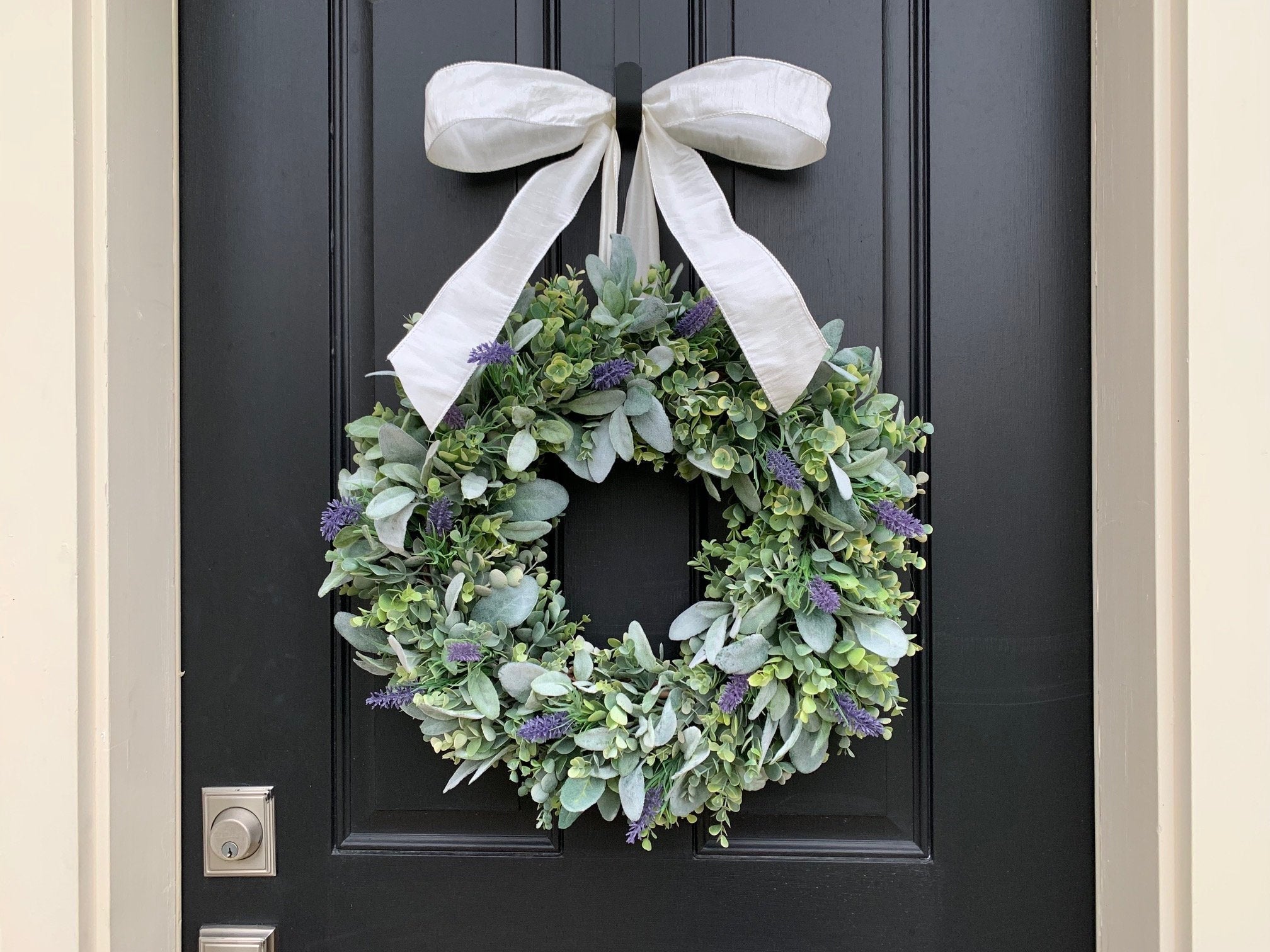 Farmhouse Eucalyptus Wreath - TwoInspireYou