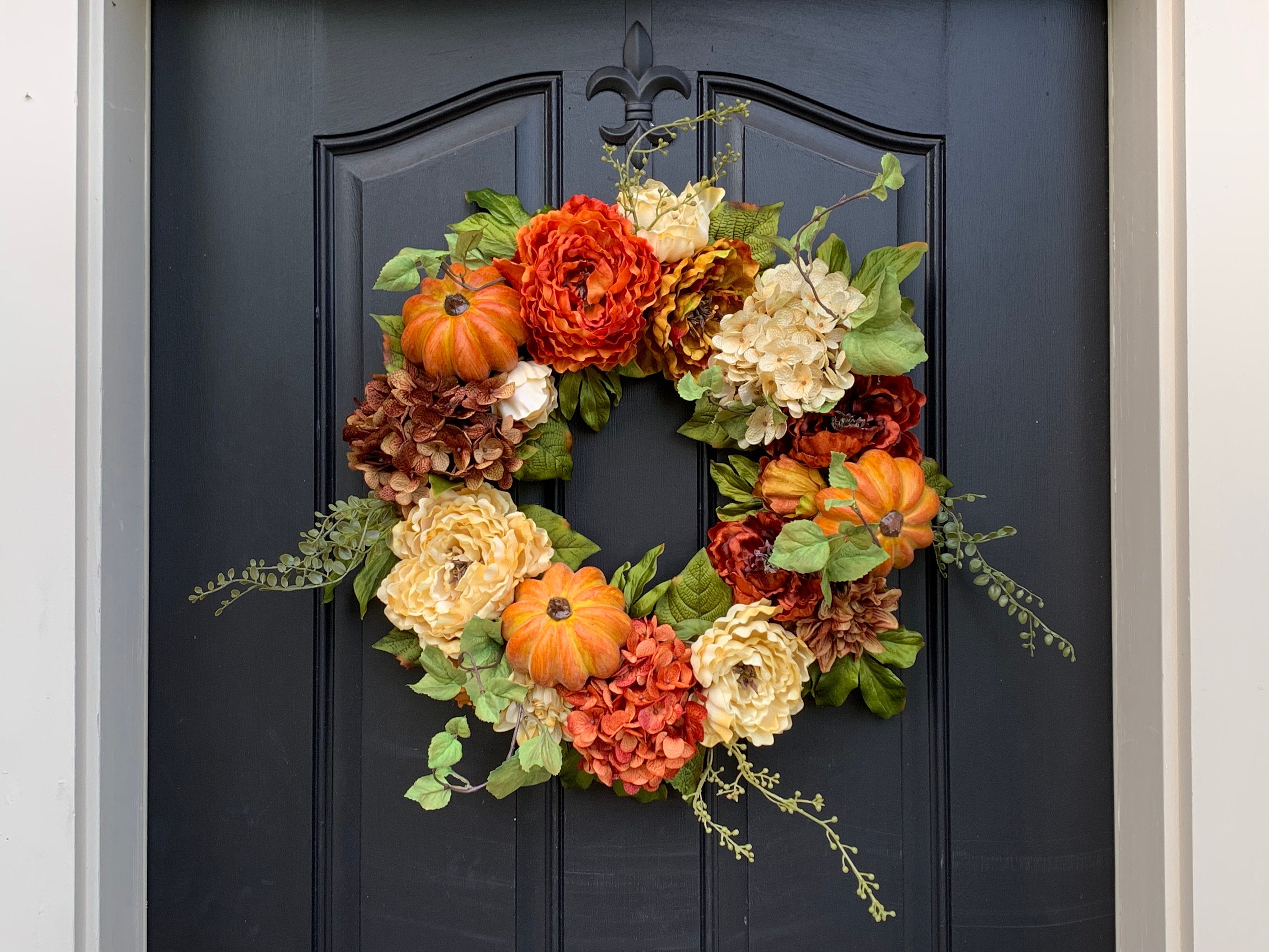 Thanksgiving Abundance Wreath - TwoInspireYou