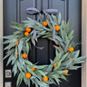Modern Orange Wreath