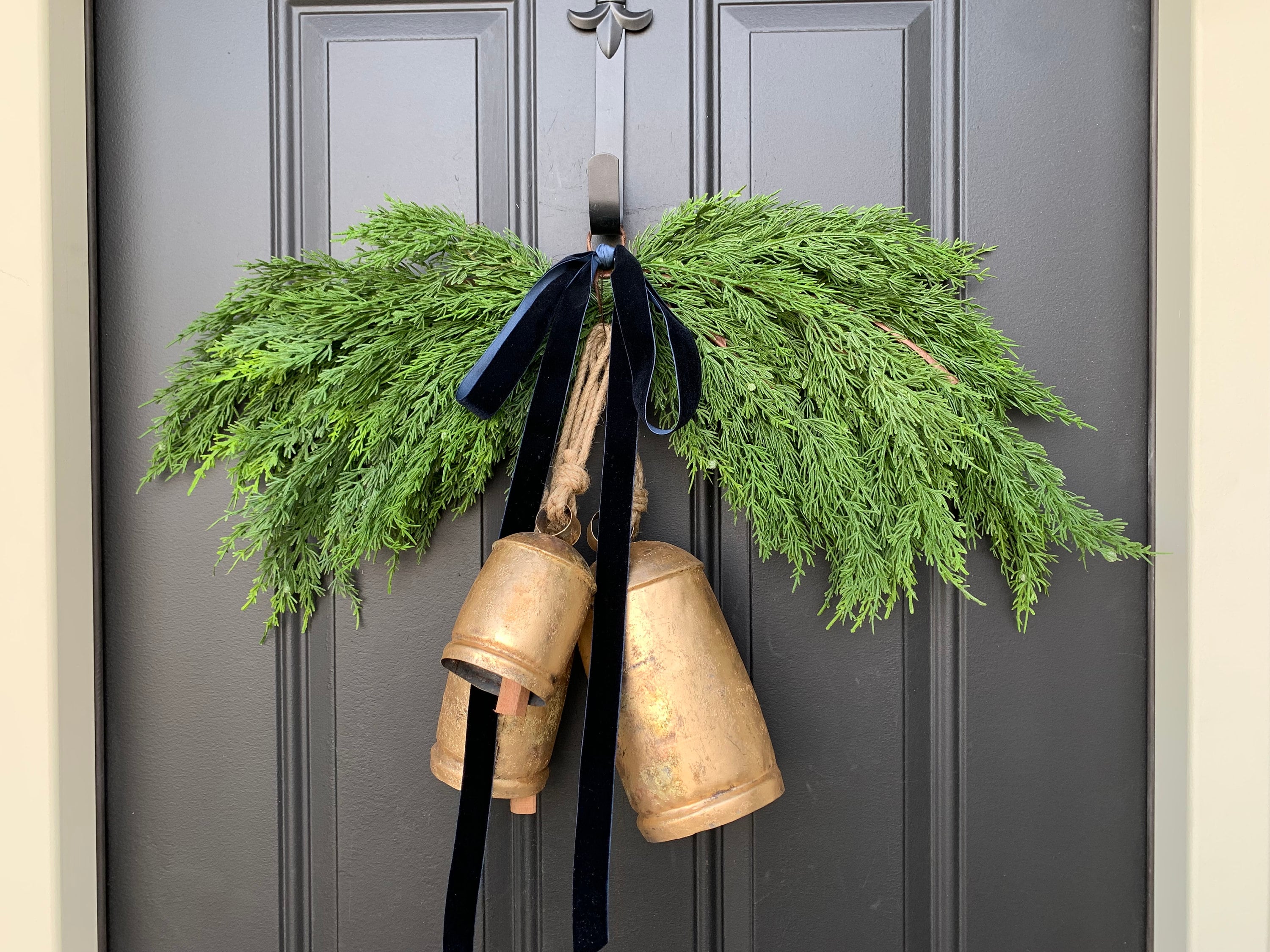 Christmas Cedar Wreath, A Nostalgic Christmas for Your Front Door