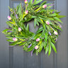 Spring Tulip, Willow and Wildflower Wreath with Bay Leaf - TwoInspireYou