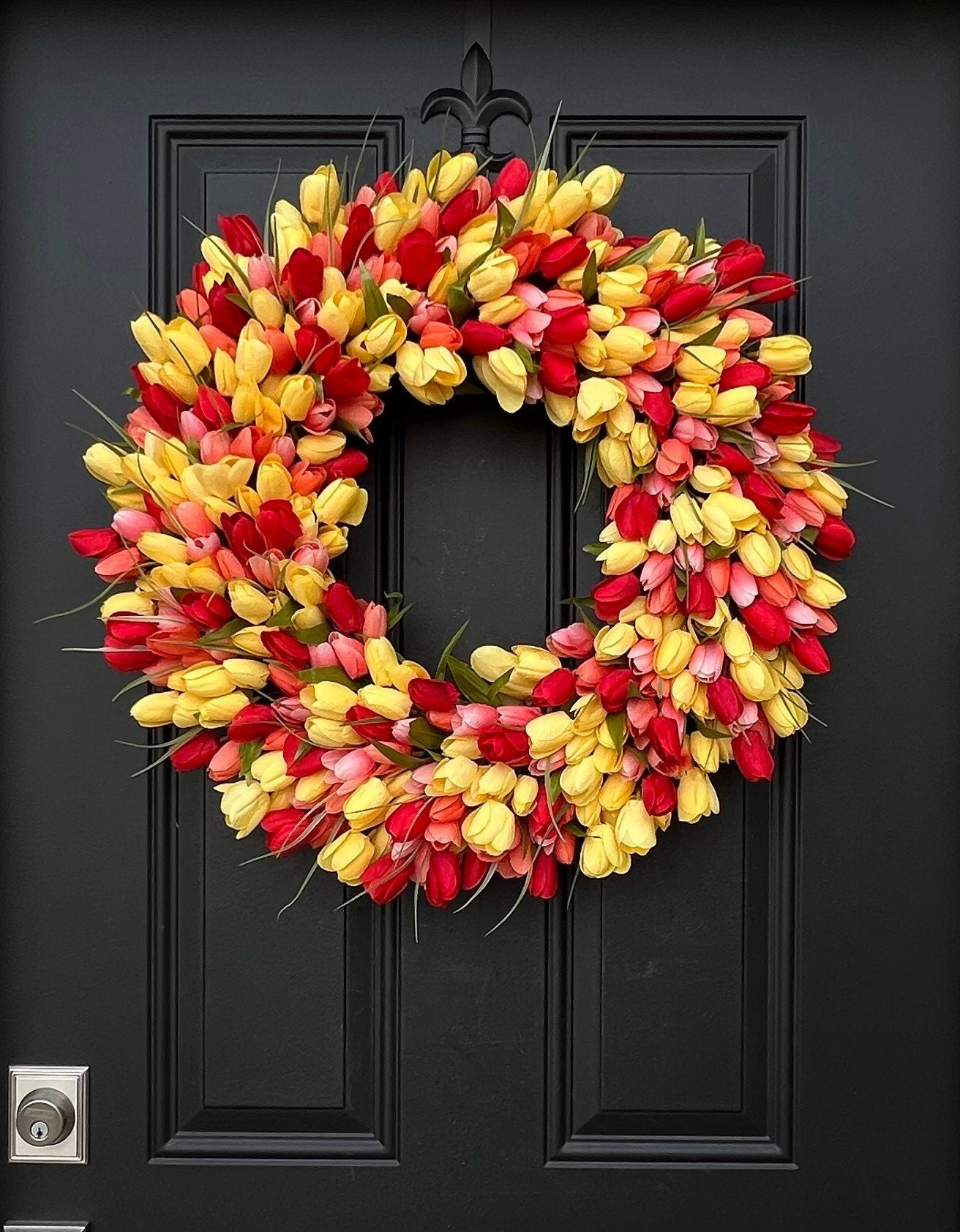 Fiesta Tulip Wreath