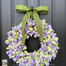 Purple Meadow Tulip Wreath for Spring - TwoInspireYou