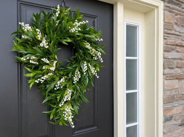 Lily of the Valley Cascading Wreath - TwoInspireYou