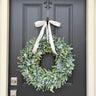 Lamb's Ear and Eucalyptus Wreath with Lavender - TwoInspireYou