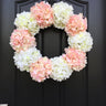 Pink and White Flower Wreath