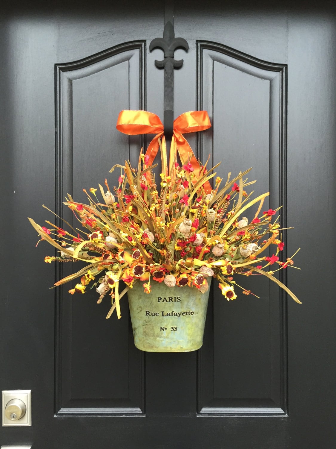 Vintage Inspired Fall Wreath