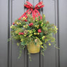 Christmas Winter Bucket Wreath