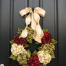 Christmas Hydrangea Wreath